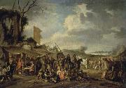 A Camp by the Ruins Cornelis de Wael